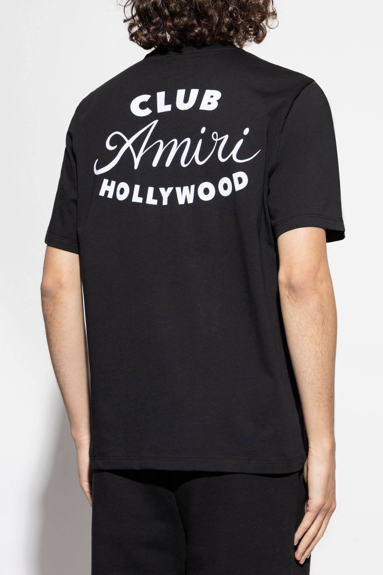 AMIRI ホリウッドロゴ Tシャツ Black T-shirt with logo Amiri - Vitkac AS
